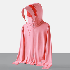 Summer Sun Protection Jacket - Men Women Thin Outdoor Sun Protection Hoodie Coat Upf 50+ Running Hiking Shirts With Zipper Pockets Casual Comfortable
