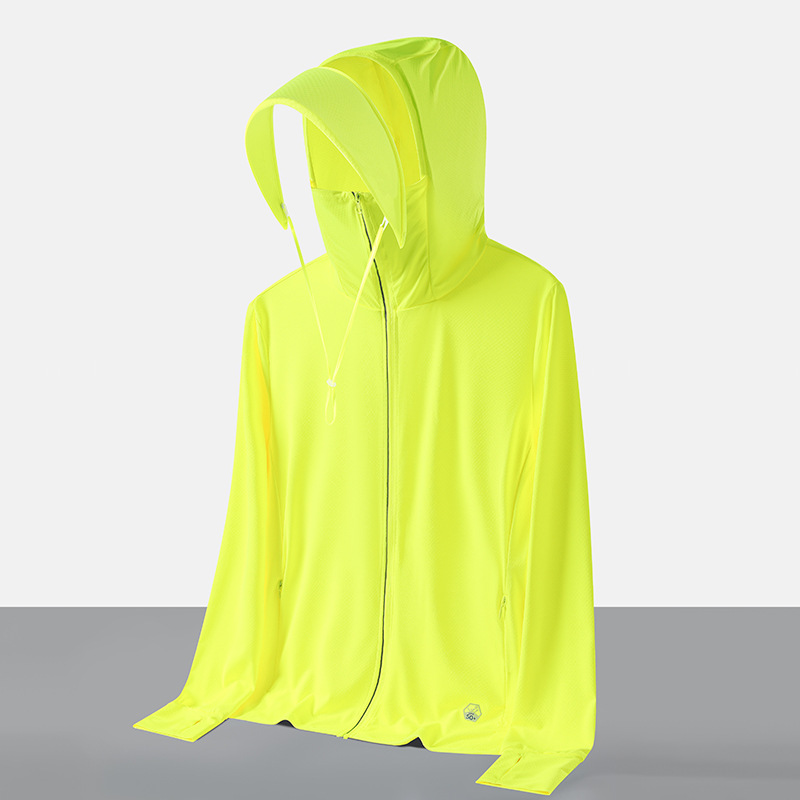 Summer Sun Protection Jacket - Men Women Thin Outdoor Sun Protection Hoodie Coat Upf 50+ Running Hiking Shirts With Zipper Pockets Casual Comfortable
