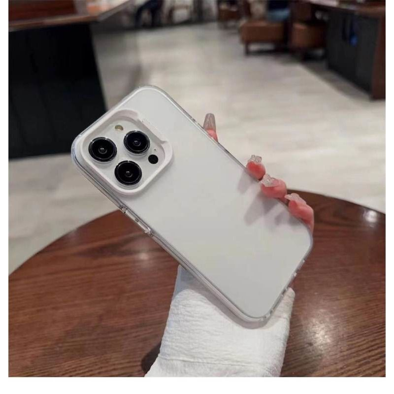 Chic Metallic Silver Phone Case, Premium Glossy Hard Shell Protective Cover - Multiple Models Available