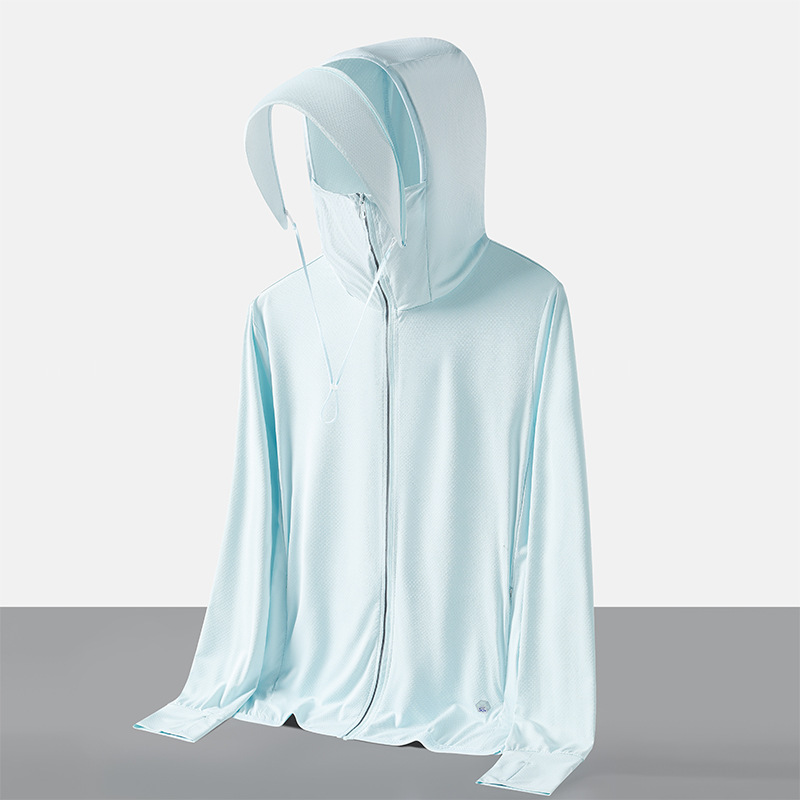 Summer Sun Protection Jacket - Men Women Thin Outdoor Sun Protection Hoodie Coat Upf 50+ Running Hiking Shirts With Zipper Pockets Casual Comfortable