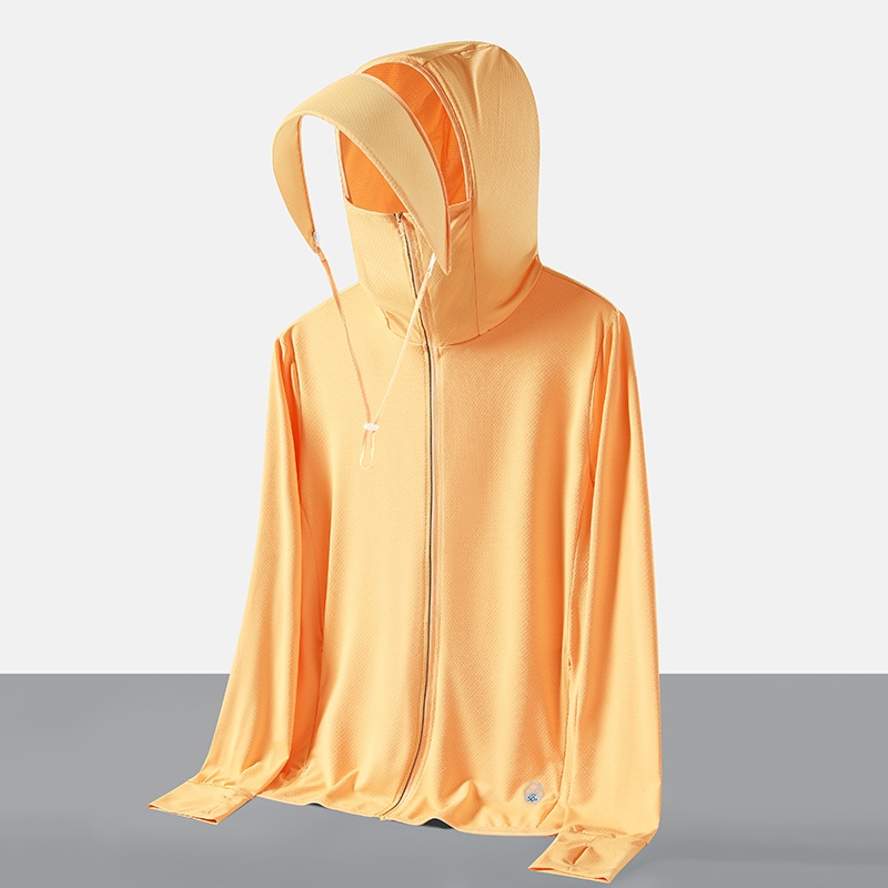 Summer Sun Protection Jacket - Men Women Thin Outdoor Sun Protection Hoodie Coat Upf 50+ Running Hiking Shirts With Zipper Pockets Casual Comfortable